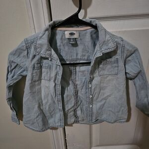 Old Navy Kids Light Blue Jean Jacket